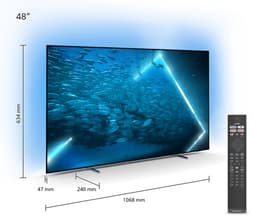 Philips 48OLED707/12 - 48 inch - 4K OLED - 2022 - Smart TV — thumbnail 3