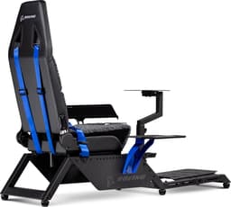 Next Level Racing - Boeing Flight Simulator Commercial Cockpit - Faux Wol - 150 kg - Zwart/Blauw — thumbnail 3