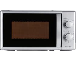 Respekta vrijstaande magnetron MW700 - Onderbouw magnetron - 20 L - Zilver - 700 Watt - Onderbouw / vrijstaande microgolf