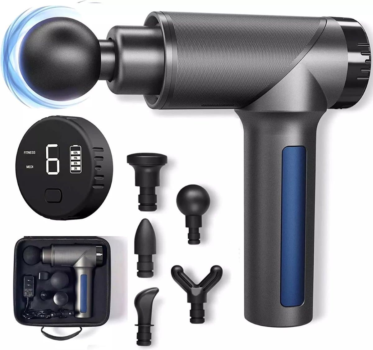 BOLT® Professionele Massage Gun - Sport en Relax Massage apparaat - Digitaal — afbeelding 1