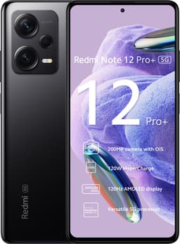 Xiaomi Redmi Note 12 Pro+ 5G - 8GB/256GB - Midnight Black — thumbnail 1