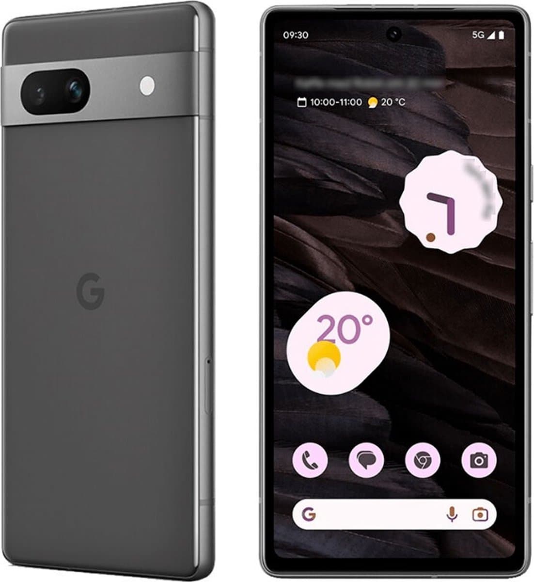 Google Pixel 7a - Smartphone - 128GB - Zwart - Dual Sim — afbeelding 1