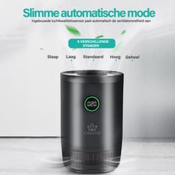 Chesto Luchtreiniger / Air purifier met HEPA-13 & Koolstoffilter - CADR 220 m³/h - Bestrijdt Bacteriën & Allergieën - 4 Standen — thumbnail 2