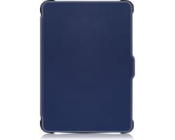 Hoesje Geschikt voor Kobo Clara HD Hoes Book Case - eReader Hoes Geschikt voor Kobo Clara HD Hoesje Book Cover - Donkerblauw