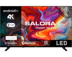 Salora SMART50TV - Smart tv 50 inch - 4K UHD - Smart TV - Televisie - 50 inch smart tv - Tv - 2025 model