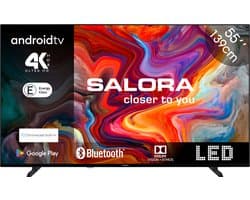 Salora SMART55TV - Smart tv 55 inch - 4K UHD - Smart TV - Televisie - 55 inch smart tv - Tv - 2025 model