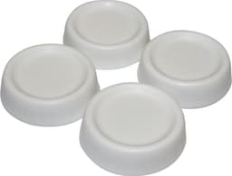 Scanpart trillingsdempers wasmachine rond - Geschikt voor AEG Bosch Miele Samsung Siemens - Wit - Universeel - Set van 4 stuks — thumbnail 4