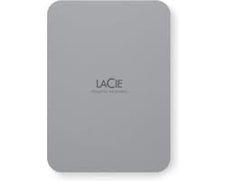 LaCie Mobile Drive Secure externe harde schijf 4 TB USB Type-C 3.2 Gen 1 (3.1 Gen 1) Grijs
