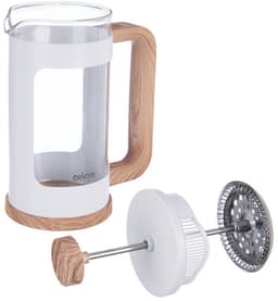 Orion Whiteline - Glazen Cafetière - 400ml - Ergonomische Handgreep - Roestvrij Staal Filter — thumbnail 4