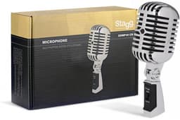 Stagg Microfoon Vintage Dynamicch SDMP40 CR — thumbnail 3