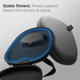 Robuuste Draagtas voor AirPods Max Headset - Beschermhoes in Antracietgrijs — thumbnail 5