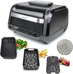 Multifunctionele 8-in-1 Heteluchtfriteuse Oven met Grill en Pizzafunctie - 6 Liter — thumbnail 1