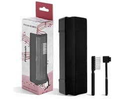 VinylCare ProBrush - Hoogwaardige platenborstel – Complete 3-delige set – Inclusief naald- en schoonmaakborstel - Antistatische platenborstel – LP borstel – Platenreiniger voor vinyl