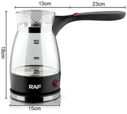 Draagbare 600W Elektrische Koffiemachine – Turkse, Italiaanse & Arabische Koffie, Multifunctioneel — thumbnail 3