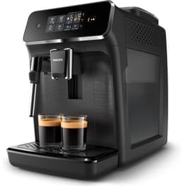 Philips 2200 Series - Espressomachine - 2 Soorten Koffie & Heet water - Melkopschuimer voor Cappuccino - Keramische molen - Volautomatisch - Zwart - Koffiemachine met bonen - EP2220/10 — thumbnail 2