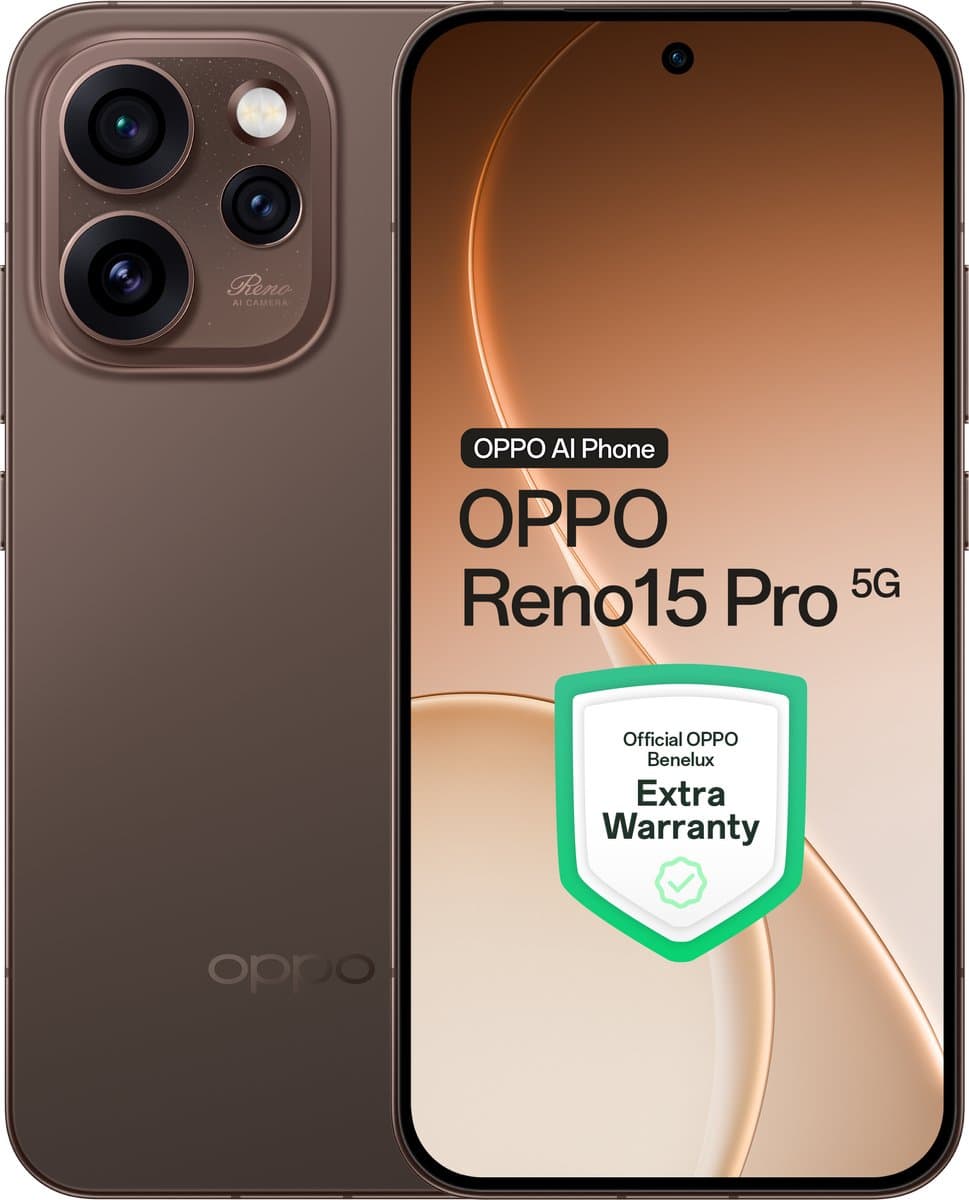 OPPO Reno15 Pro 5G 12+512GB Dusk Black — afbeelding 1