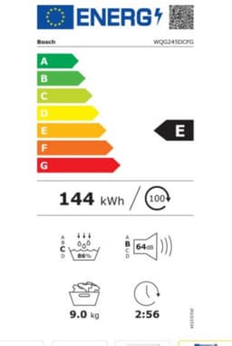 Bosch Serie 6 WQG245DCFG -Wasdroger -9kg- Zelfreinigende condensor - - Warmtepompdroger - Zeer stil - — thumbnail 3