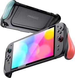 Phreeze hand grip geschikt voor Nintendo Switch 2 - comfort grip - houder - backbone - geschikt voor Joy Con 2 - grips - rood blauw — thumbnail 1