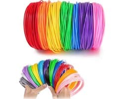 Kleurige 3D-printerfilamenten voor 3D-pennen en printen, diameter 1,75 mm, 10 kleuren