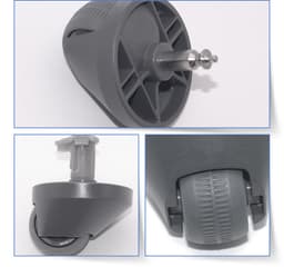 Geschikt voor-Voorwiel robotstofzuiger, kunststof vervanging, compatibel met Narwal voor J4, voor Freo X voor Ultra J4 Lite, voor J5, eenvoudig te installeren accessoire voor efficiënte reiniging, zwart — thumbnail 2
