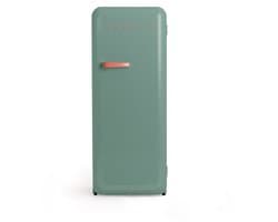 CREATE - Koelkast in retrostijl - Sage - Handvat Terracotta - FRIDGE RETRO 281L