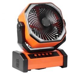 Draagbare ventilator - Staande en tafelventilator op accu - Batterij 20000 mAh - 4 Snelheden - 219 x 98 x 258 mm - Voor buiten, kamperen en reizen — thumbnail 4