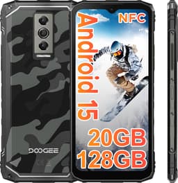 DOOGEE Blade10 - Robuuste Smartphone - 20GB RAM + 128GB ROM (2TB/TF) - Android 15- 6,56 inch IPS HD+ 90Hz - 4G Dual SIM - 5150 mAh - AI camera - Face ID - Widevine L1 - Grijs — thumbnail 1