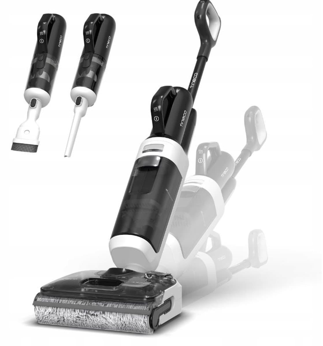 Tineco Switch i5 Stretch - Nat en droog stofzuiger en dweil - 180° Lay-Flat - Snelle zelfschonmaak routine - Anti-Tangle Design - 60 minuten accu — afbeelding 1