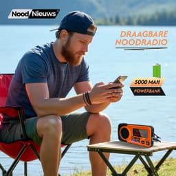 NoodNieuws Pro Noodradio – DAB+/FM – 5000mAh Powerbank – Zonnepaneel — thumbnail 5