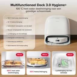 Roborock Qrevo Curv 2 Pro-Robotstofzuiger Met Dweilfunctie-25.000 Pa-7,98 cm Ultraslank Ontwerp-Dweilen met warm water-Reactieve AI-Obstakelherkenning-100℃ Heetwaterwas-Zelfreinigend-Automatische droging-Slimme spraakassistent — thumbnail 10