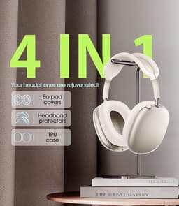 Beschermhoezen voor AirPods Max Oortjes - Siliconen Earcup Covers (Sterrenlicht) — thumbnail 3