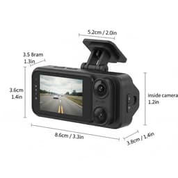 1080p Dashcam voor Auto met Nachtzicht, Loop Recording en IPS-Scherm – Inclusief 32 GB Kaart – Rij- en Beveiligingscamera voor Voorkant en Parkeren — thumbnail 2