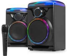 Karaoke set - Fenton Track 2.0 - Karaoke set voor volwassenen en kinderen - Met microfoon en lichteffecten - Zwart — thumbnail 1