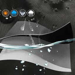 Stofhoes voor magnetron/airfryer - Waterdichte en zonwerende hoes van 420D Oxford-stof - Geschikt voor magnetrons, airfryers, broodroosters en ovens - 50*40*32 cm — thumbnail 5