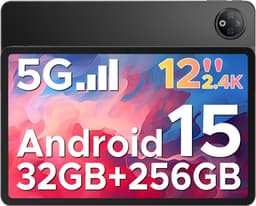 DOOGEE V Pad 5G tablet - 12 inch 2,4K + 90Hzscherm - Android 15 -MediaTek Dimensity 7050 processor - Ondersteuning voor 5G simkaart - 32 GB RAM + 256 GB (2TB TF) - 8800mAh/18W- gaming tablet - vier luidsprekers - WiFi 6 - Face ID- OTG - GPS — thumbnail 1