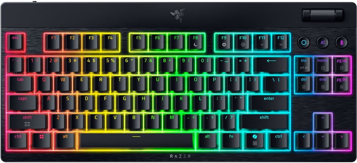 Razer BlackWidow V4 Tenkeyless HyperSpeed - Gaming Toetsenbord - Mechanisch Orange - RGB - Qwerty — afbeelding 1