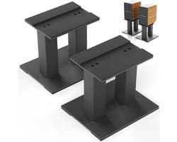 White-Label® Luidspreker Standaard - Speaker Statief - Luidsprekerstandaard - Zwart