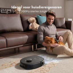 eufy Clean X10 Pro Omni Robotstofzuiger met dweil + eufy antibacteriële en geurverdrijvende stofzuigerzak (12 stuks) — thumbnail 5