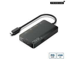Microconnect USB3.1CCOM14 laptop dock & poortreplicator Bedraad USB 3.2 Gen 1 (3.1 Gen 1) Type-C Grijs