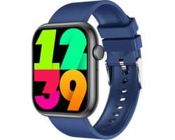 Voltic® Smartwatch Blauw - Dames & Heren Sporthorloge - Android & iOS - Waterdicht Horloge - Sport & Gezondheidstracker - 47mm