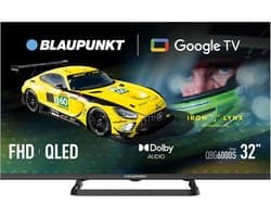 Blaupunkt 32QBG6000S – 32 inch Full HD QLED TV – Google TV – HDR10 – Dolby Audio