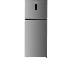 Heinner HF-HM415NFINVSD Koel-vriescombinatie 415 L – Full No Frost – Inverter – Elektronische Bediening met Touch Display – Superkoelfunctie – Zilver – 5 Jaar Garantie