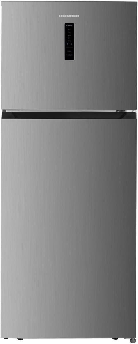 Heinner HF-HM415NFINVSD Koel-vriescombinatie 415 L – Full No Frost – Inverter – Elektronische Bediening met Touch Display – Superkoelfunctie – Zilver – 5 Jaar Garantie — afbeelding 1