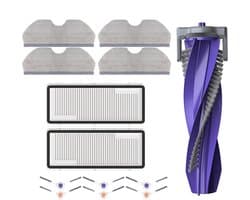 Vervangende onderdelen - 13-delige set accessoires - geschikt voor Narwal Freo X Plus robotstofzuiger - 1 rolborstel, 2 HEPA-filters, 4 dweildoeken, 6 zijborstels
