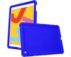 Bumper Case voor iPad 10.2 - Robuuste Schokbestendige Siliconen Hoes met Screen Protector - Kindvriendelijk