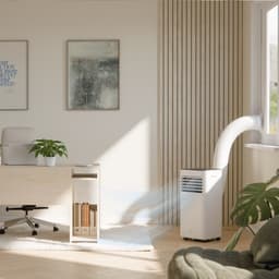 MOA Mobiele Airco - 9.000 BTU - 3-in-1 - Met Afstandbediening - Tot 30m² - Airconditioner met Ontvochtigingsfunctie - Raamafdichtingskit - Wit — thumbnail 10