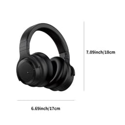 Draadloze Over-Ear Koptelefoon – Actieve Ruisonderdrukking – Diepe Bas – 30 Uur Speeltijd – Blauw/Zwart — thumbnail 5