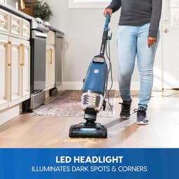 Lichte verticale stofzuiger met HEPA-filtratie, LED-koplamp en 6,5 m kabel voor dierenharen, tapijt en hardhouten vloeren — thumbnail 5