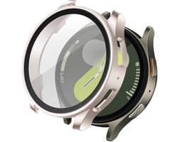 Screen protector - Geschikt voor Samsung Galaxy Watch 7 - 40 mm - Full Cover Hard Case / Beschermend Hoesje - Sterrenlicht