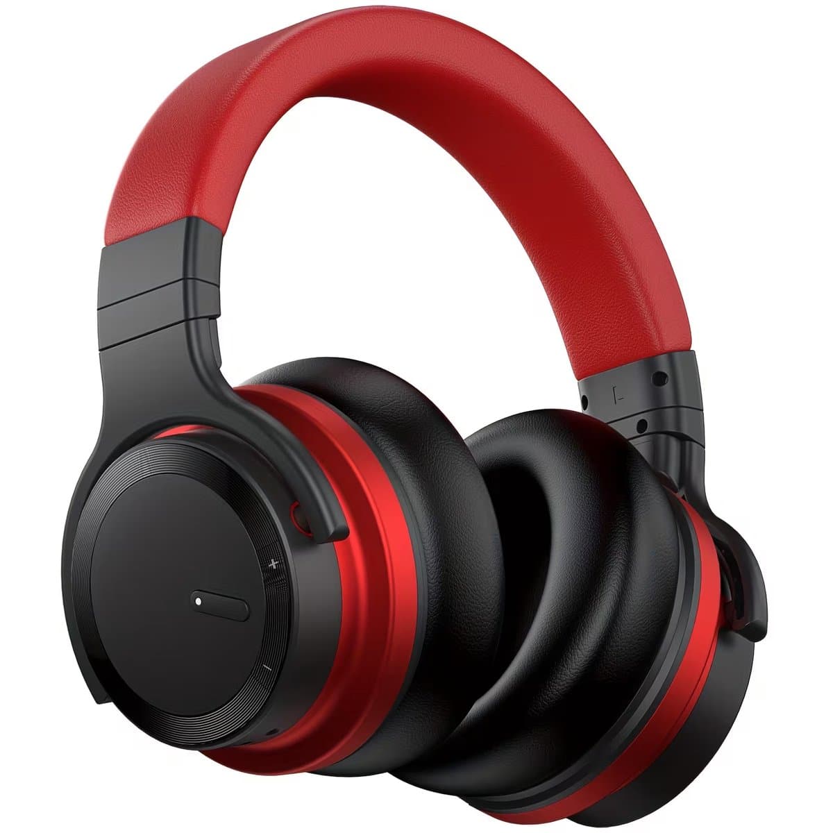 Draadloze Over-Ear Koptelefoon – Actieve Ruisonderdrukking – Diepe Bas – 30 Uur Speeltijd – Rood/Zwart — afbeelding 1